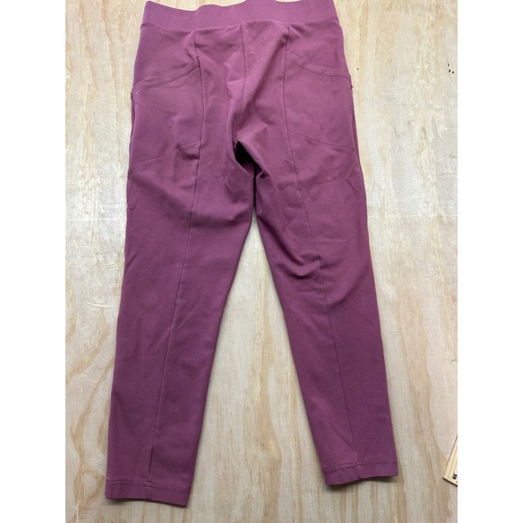 Betabrand Womens Journey Dress Pant Yoga Pants Mauve Plum Cropped W1595-HWR L - Picture 5 of 7